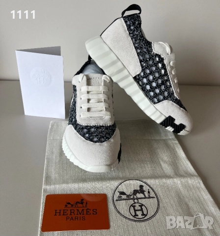 Дамски кецове Hermes .Естествена кожа и набук., снимка 7 - Кецове - 51580471