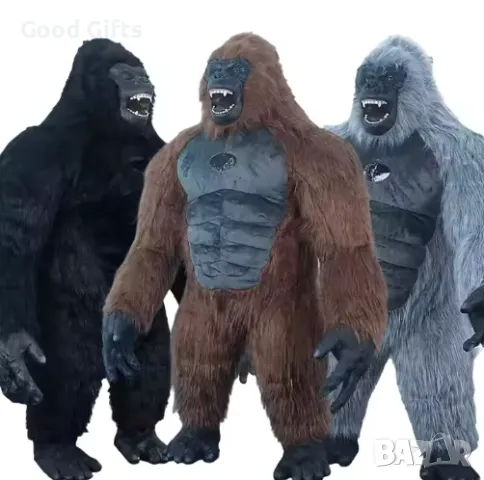 Голяма плюшена Горила, Голям плюшен Кинг Конг 110см