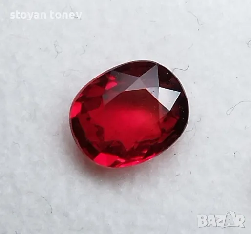Невероятен блестящ червен сапфир - 1.11кт.! Сертифициран! Нов!, снимка 12 - Други - 48059351
