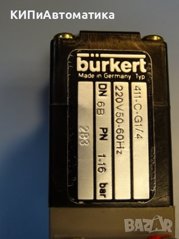 Пневматичен разпределител Barkert 411-C-G1/4 220V, снимка 5 - Резервни части за машини - 39382798