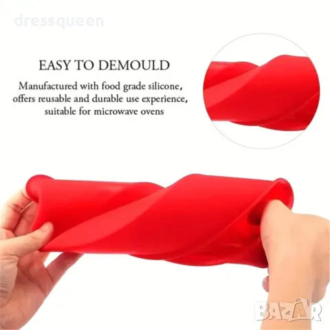 4313 Кръглата силиконова форма за печене, снимка 7 - Форми - 48905493