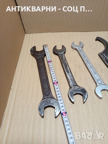 Комплект Соц Стари Големи Гаечни Ключове. , снимка 14 - Антикварни и старинни предмети - 52696551