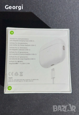 Airpods pro 2 ЧИСТО НОВИ!, снимка 6 - Слушалки и портативни колонки - 54220909