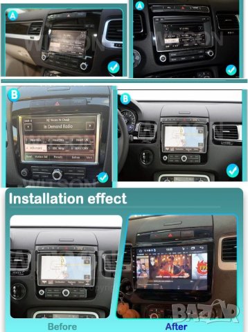 Мултимедия, Двоен дин, за VW TOUAREG, Андроид, DIN, екран 9", навигация, Туарег, Android, Touareg , снимка 3 - Аксесоари и консумативи - 44329226