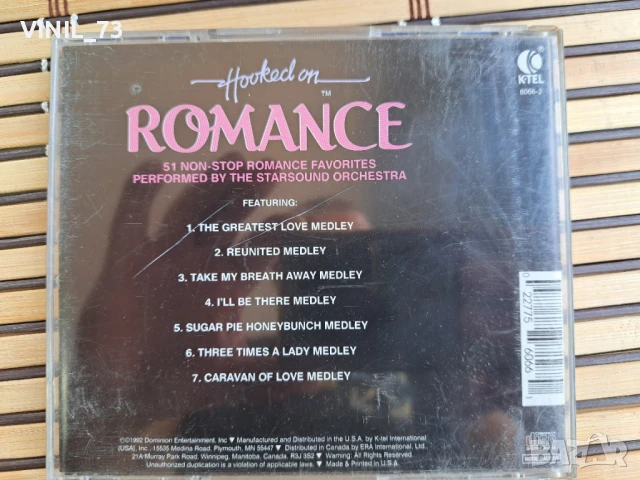 Hooked On Romance, снимка 3 - CD дискове - 50546662