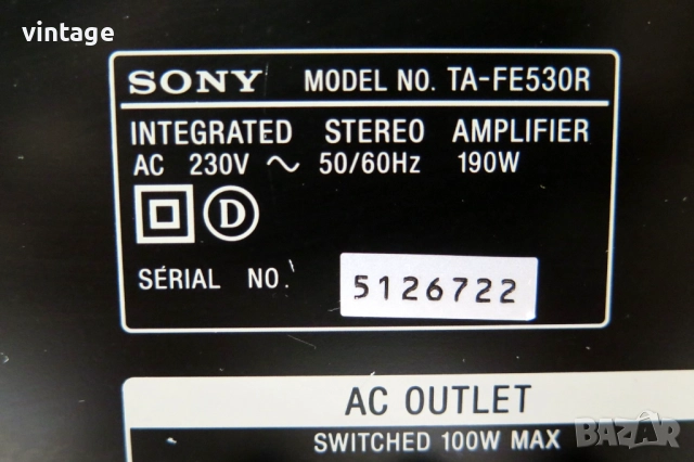 Sony TA-FE530R, снимка 8 - Ресийвъри, усилватели, смесителни пултове - 52640354