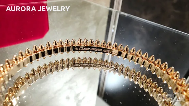 CARTIER Clash de Cartier Rose Gold Дамска Гривна, снимка 12 - Гривни - 53193685