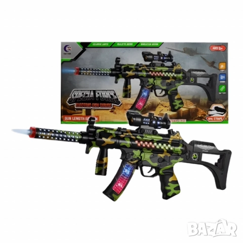 Пластмасова камуфлажна играчка със звук и светлина, снимка 6 - Други - 52032684