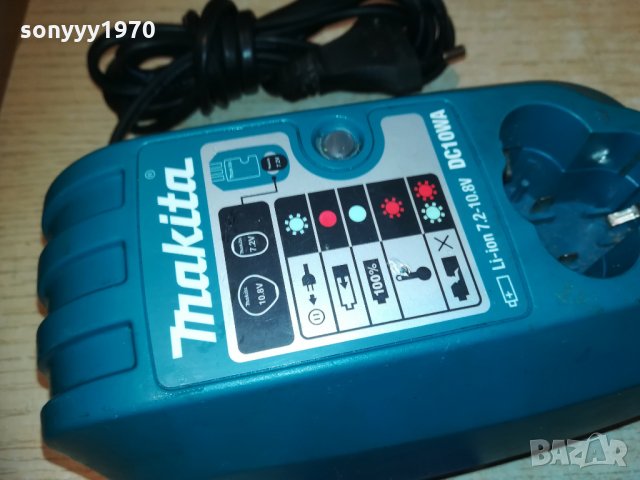 makita dc10wa 7.2-10.8v li-ion charger-внос switzerland, снимка 10 - Винтоверти - 29592342