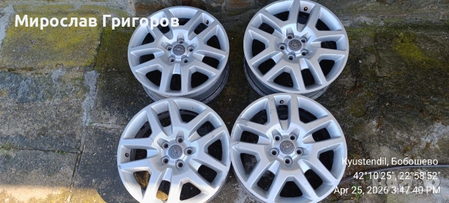 Джантите са във добро състояние без кривини и заварки...5х115 18 ц.