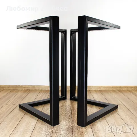 Метални крака за маса, бюро, пейка, цената е за 1бр., снимка 6 - Маси - 47690426