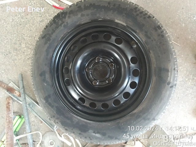 Гума с джанта от Опел зафира, снимка 5 - Гуми и джанти - 54004787