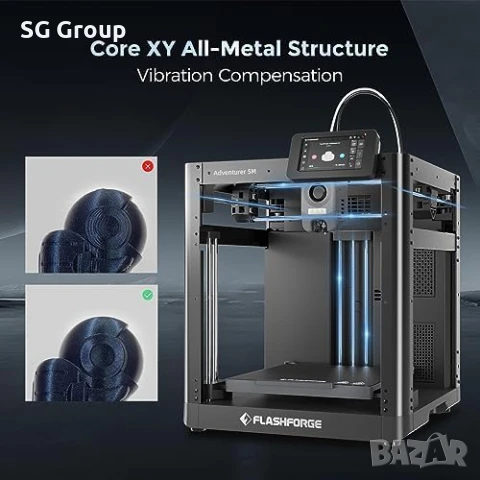 3D принтер Flashforge Adventurer 5M, снимка 2 - Принтери, копири, скенери - 50917758