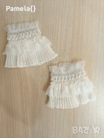 Бели дантелени ръкави, снимка 2 - Ръкавици - 50423686