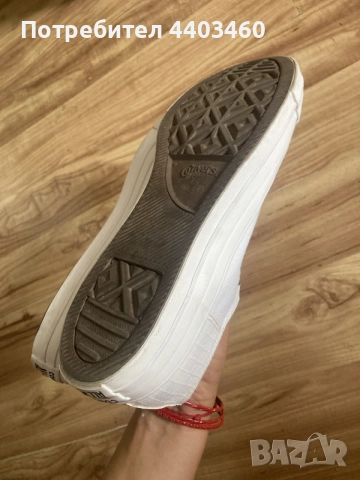бели кецове Converse Chuck Taylor All Star, снимка 5 - Кецове - 55992559