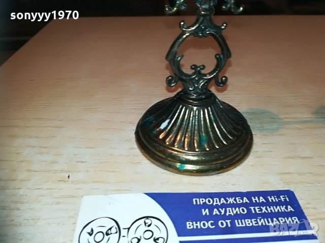 малък и красив свещник в цвят злато-13х12см, снимка 8 - Колекции - 30009376