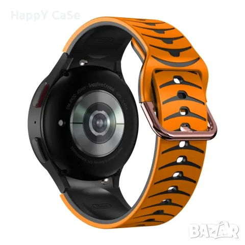 SPORT NO GAP Силиконова каишка за Samsung Galaxy Watch 7 6 5 4 3 Classic Pro, снимка 6 - Каишки за часовници - 50053397