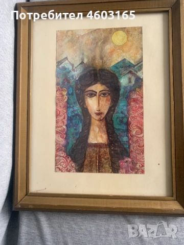 картина портрет, снимка 2 - Картини - 53968686