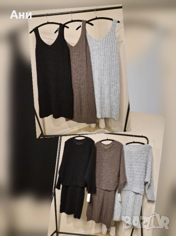 Роклички с пуловер, снимка 4 - Рокли - 52184501