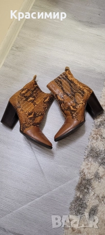 Дамски боти Естествена кожа N38 , снимка 2 - Дамски боти - 52636549