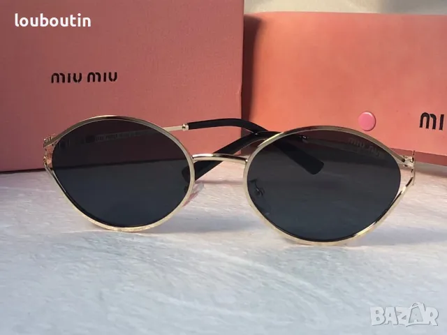 Miu 2024 дамски слънчеви очила елипса овални кръгли 4 цвята, снимка 4 - Слънчеви и диоптрични очила - 47766791