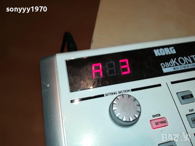 KORG PAD KONTROL-MIDI STUDIO CONTROLLER-ENGLAND 2311221405, снимка 9 - Ресийвъри, усилватели, смесителни пултове - 38770110