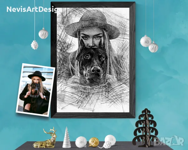 Дигитален портрет - скица