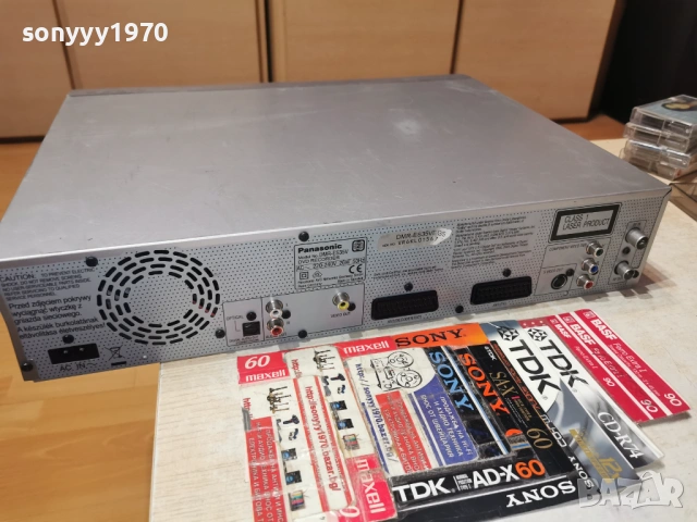 PANASONIC DMR-ES35V DVD RECORDER+VHS ВНОС GERMANY 1904260951LCHERY1, снимка 17 - Плейъри, домашно кино, прожектори - 54242306