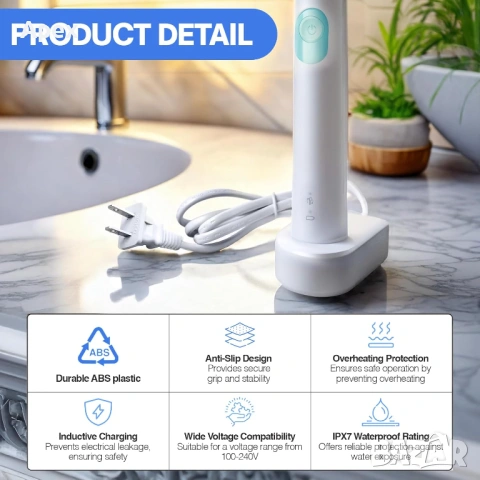 Зарядно Калъф Глави за Четка за Зъби Philips Sonicare. Филипс Соникеър Накрайници.Захранване,Кейс, снимка 4 - Друга електроника - 54169725