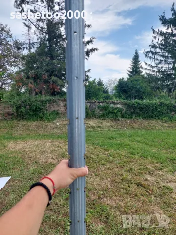 Метални поцинковани колове за лози,огради и други, снимка 4 - Градински инструменти - 49999050