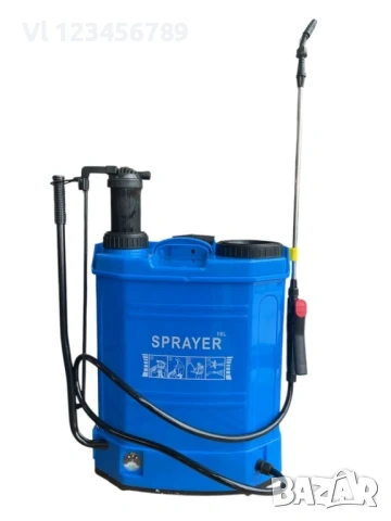 Комбинирана пръскачка акумулаторна/ръчна Kraftroyal -16 л