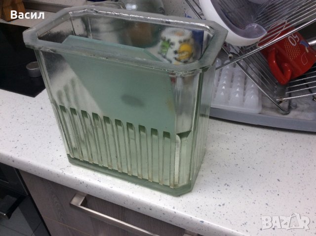 Стъклен съд аквариум , снимка 3 - Декорация за дома - 29739803