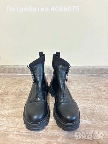 Дамски боти с цип , снимка 3 - Дамски боти - 52306387