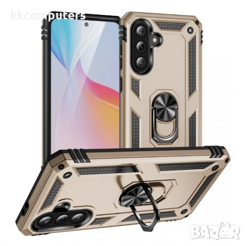 Калъф за Samsung Galaxy A37 5G с Въртящ се Пръстен - PC+TPU, Военна защита, 7 цвята, снимка 3 - Калъфи, кейсове - 54055096