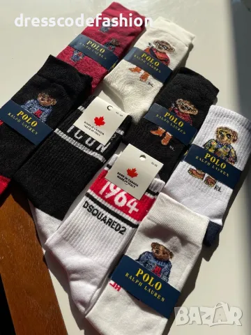 Чорапи с мече Polo Ralph Lauren , снимка 3 - Мъжки чорапи - 48783238