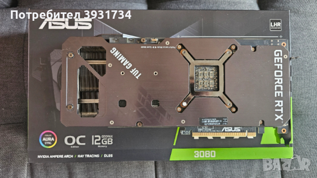 ASUS TUF Gaming GeForce RTX 3080 12GB, снимка 3 - Видеокарти - 54292322