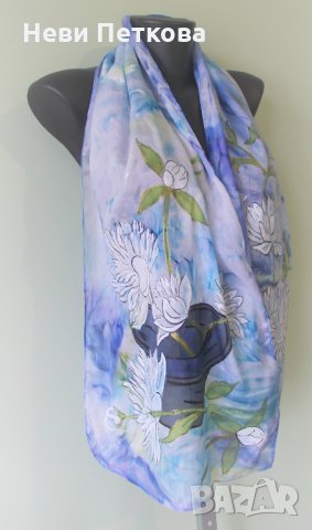 Рисуван копринен шал АВАНТЮРА