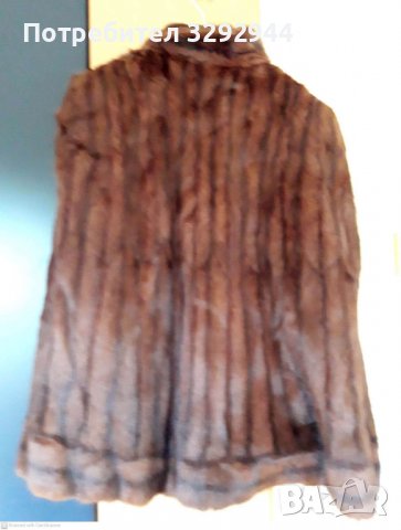 Кожена наметка-пелерина от катерица I.J. FOX FIFTH AVENUE NEW YORK , снимка 3 - Палта, манта - 39213639