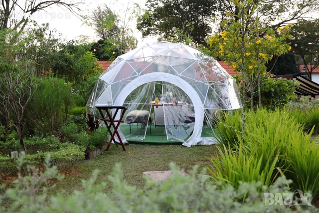 Kуполна къща, палатка, зимна градина, оранжерия, снимка 4 - Други - 53212176