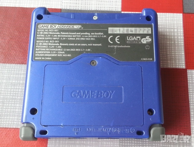 Лимитирано Оригинално Nintendo Gameboy Advance SP Kyogre Edition, снимка 4 - Nintendo конзоли - 54220930