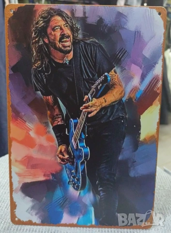 Dave Grohl-метална табела (плакет)