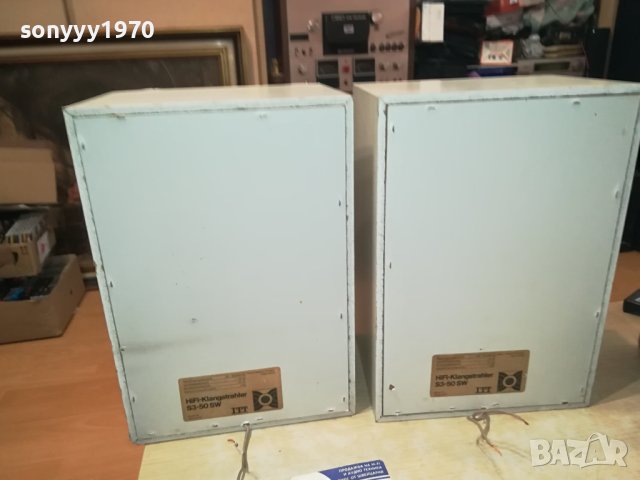 ITT S3-50 SW HIFI MADE IN WEST GERMANY 2709231234LK, снимка 10 - Тонколони - 42338417