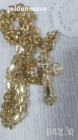    дамско колие със златно покритие 14 к, снимка 3 - Гривни - 52071872