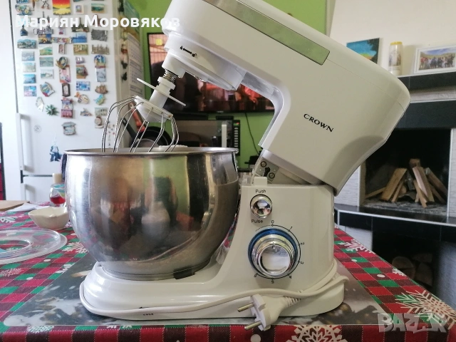 Планетарен миксер Krown CPM-5303, снимка 3 - Миксери - 53083554