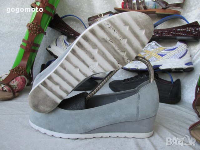 КАТО НОВИ дамски обувки 5th Avenue original, N- 38 - 39, 100% естествена кожа = набук = велур, снимка 13 - Дамски ежедневни обувки - 37649424