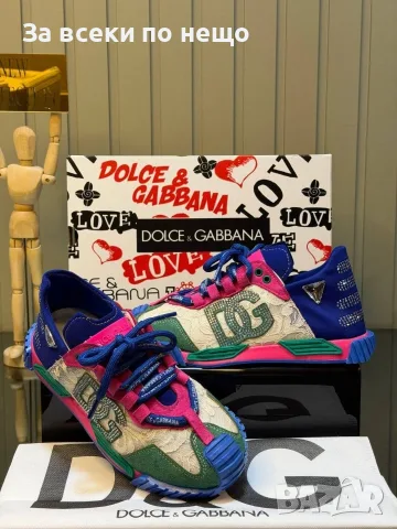 Dolce&Gabbana Дамски Маратонки👟Дамски Спортни Обувки Долче И Габана - Различни Цветове Код E121, снимка 10 - Маратонки - 55798410