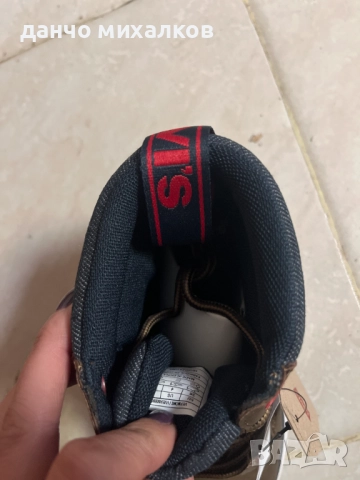 Кожени детски обувки/боти Levis, снимка 6 - Детски обувки - 52937200