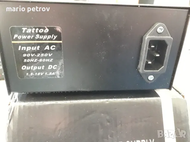 Захранване за игла за татуировки модел LCD Dual tattoo power supply 1,5-18V/1,5A, снимка 8 - Други - 50054208