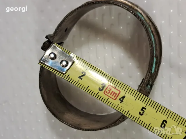 Стара възрожденска гривна за носия, снимка 8 - Антикварни и старинни предмети - 48642150