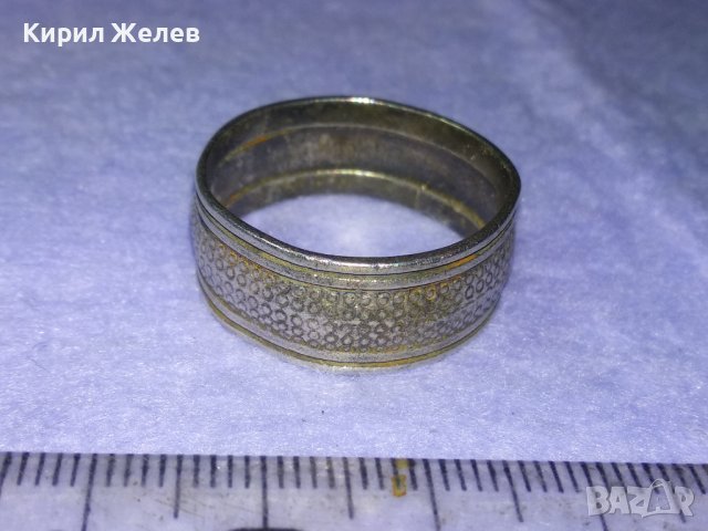 Стар ОРНАМЕНТИРАН СРЕБЪРЕН РЕТРО ПРЪСТЕН ОКСИДИРАНО СРЕБРО 925 МАЙСТОРСКА ИЗРАБОТКА Тип ХАЛКА 40622, снимка 15 - Антикварни и старинни предмети - 42646410